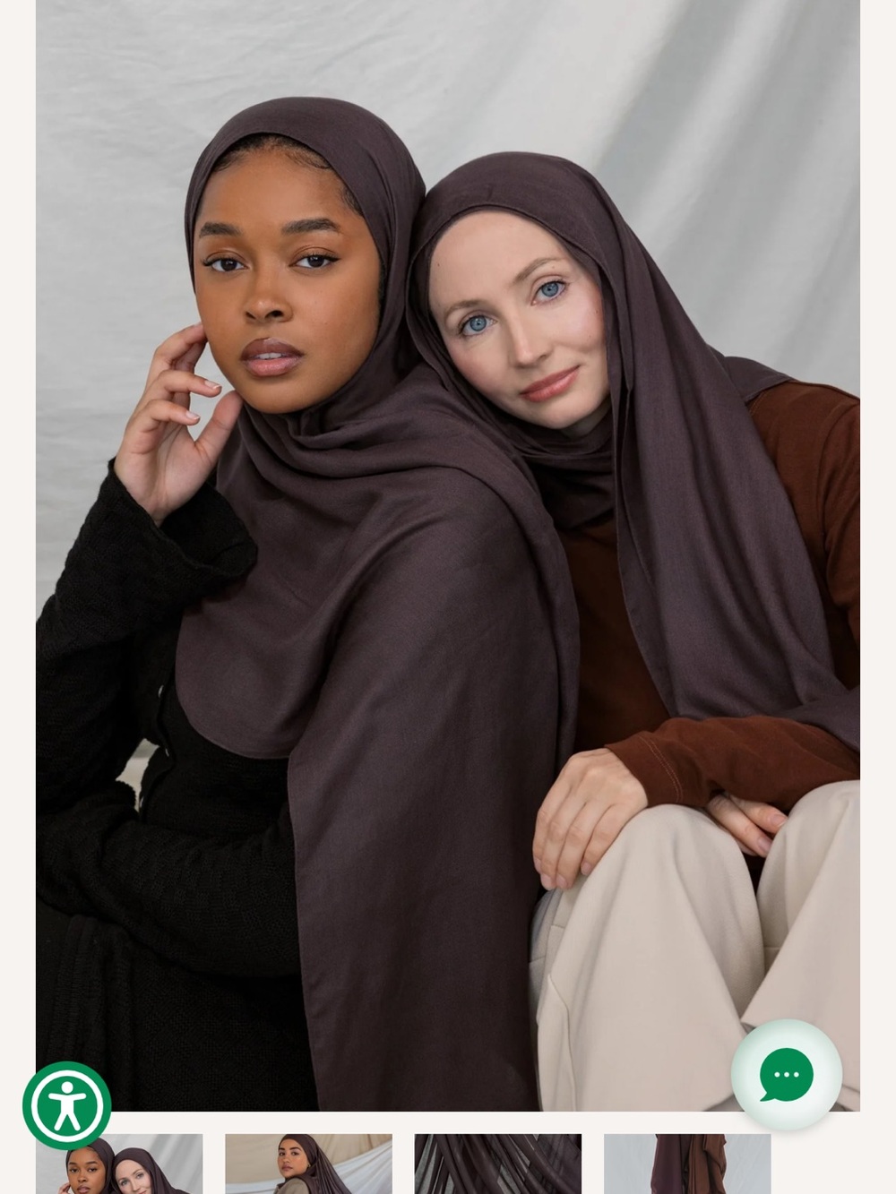 Chocolate Brown Hijab Scarf